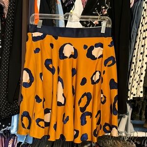 3.1 Phillip Lim for Target Orange Black Skater Mini Skirt